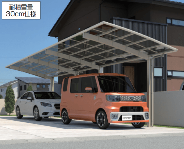 三協アルミの「カムフィエースZ(耐積雪量30cm・50cm仕様:奥行連結)【2023年版】」