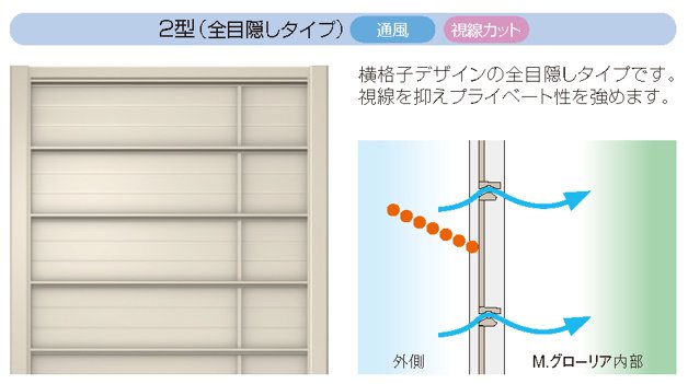 三協アルミの「M.グローリア 2型【2022年版】」