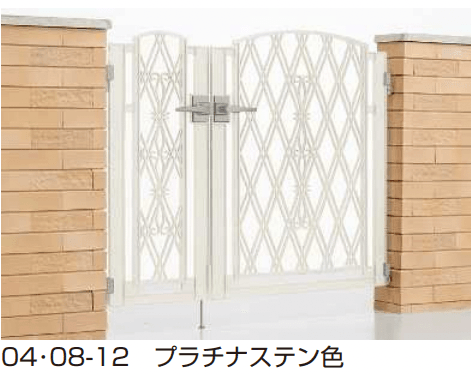 YKK APの「マンション向けポーチ門扉 ファンタジア 門扉P2型 【2022年版】」