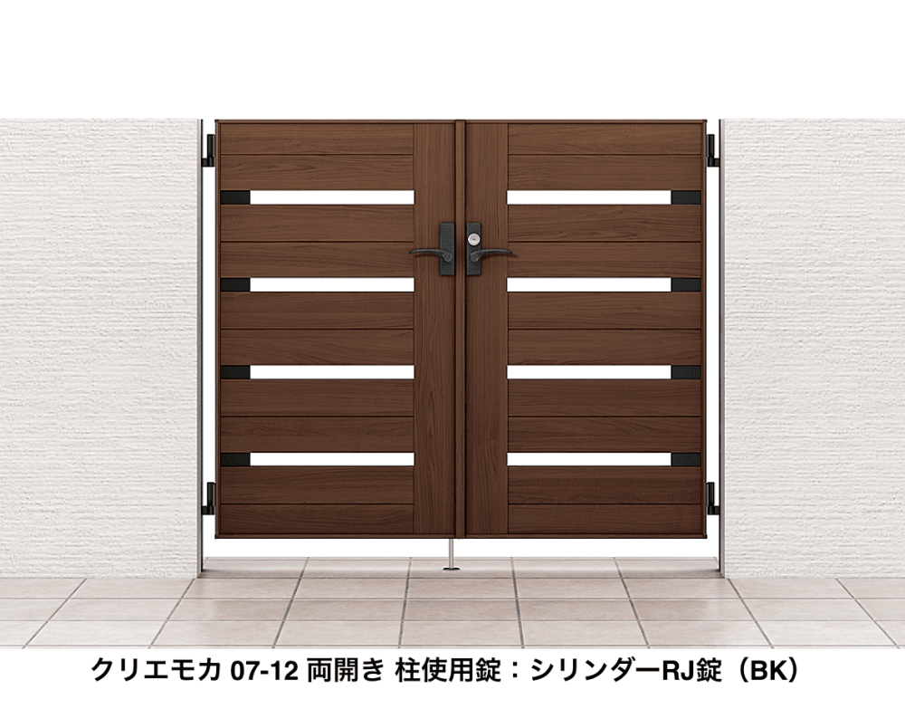 LIXILの「開き門扉AA YS1型(木調)」のサブ画像4