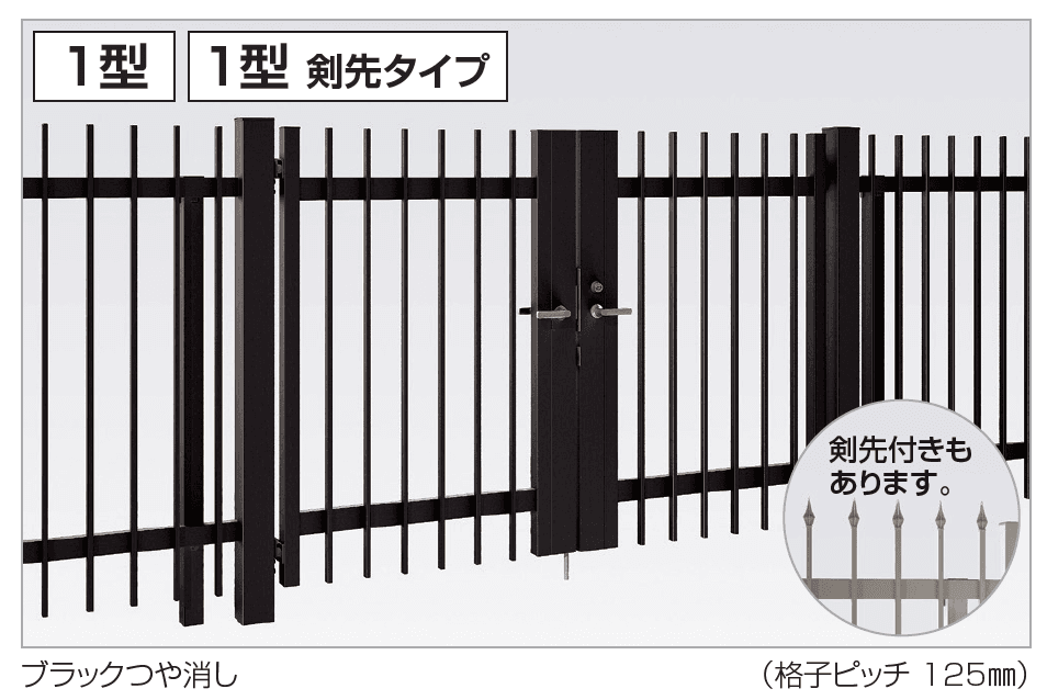 四国化成 門扉 EAM1型(電気錠仕様)