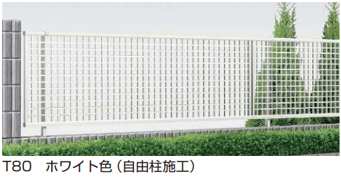 YKK APの「シンプレオ フェンス7F型 井桁格子 【2022年版】」のサブ画像1