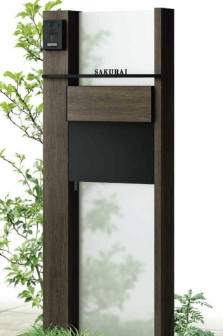 YKK APの「エクステリアポストT10型、T11型、T12型取付用ルシアス ポストユニット PD01型 【2022年版】」