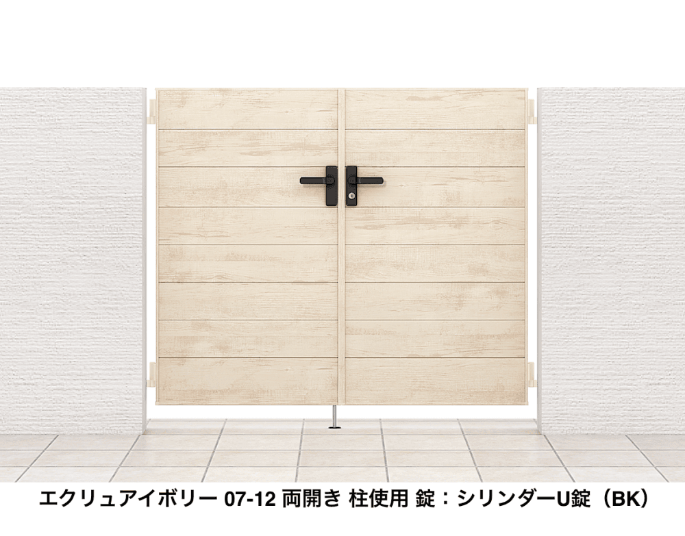 LIXILの「開き門扉AA YM1型(木調)【2022年版】」のサブ画像3