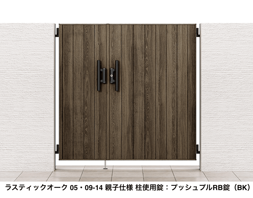 LIXILの「開き門扉AA TM1型(木調)」のサブ画像2