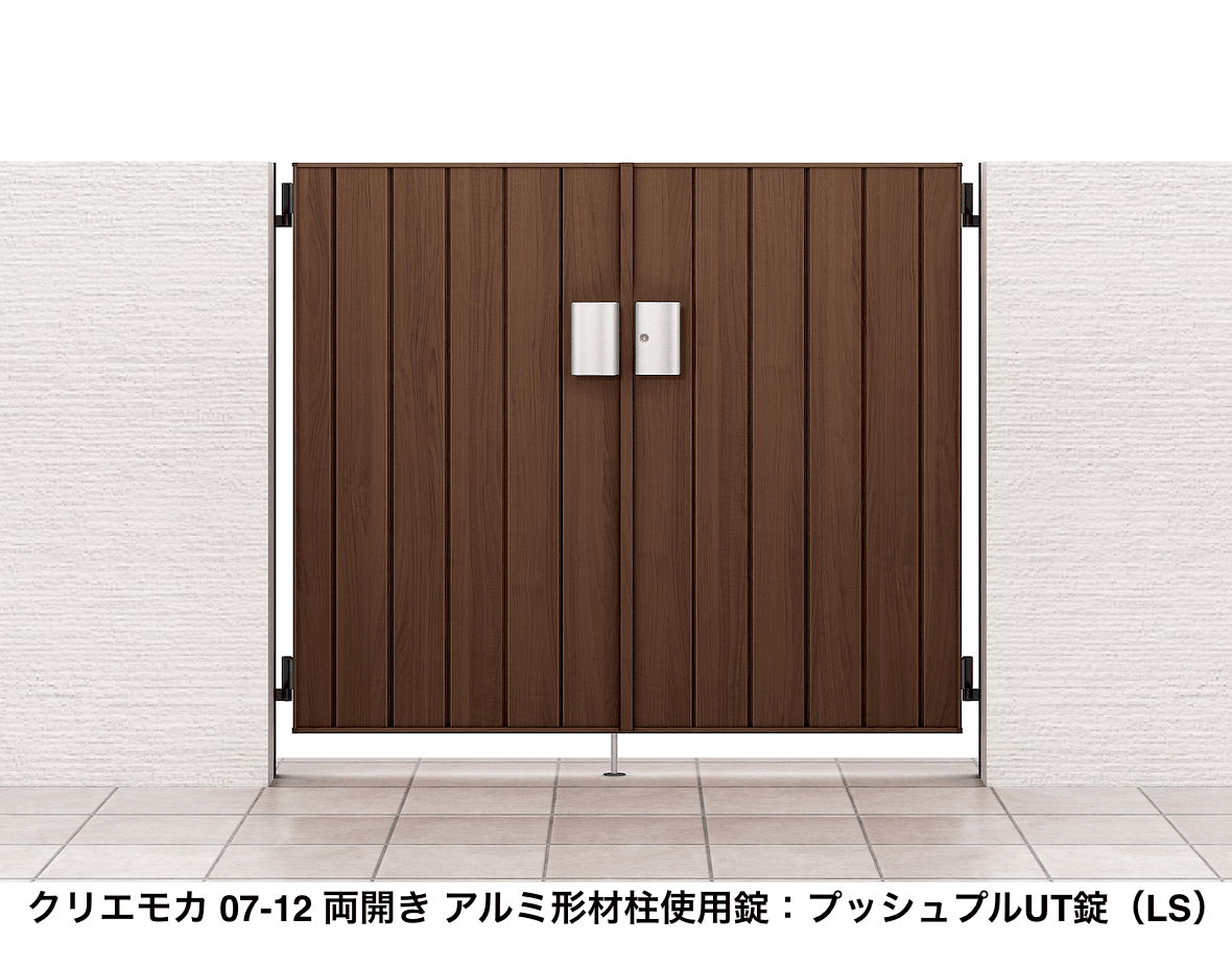 LIXILの「開き門扉AA TM1型(木調)」
