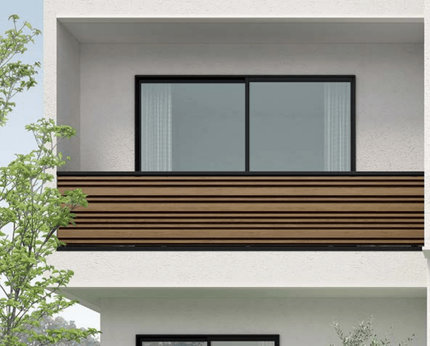 LIXILの「ベランダ手すり モダンパネル (ナチュラルスタイル)」のサブ画像2