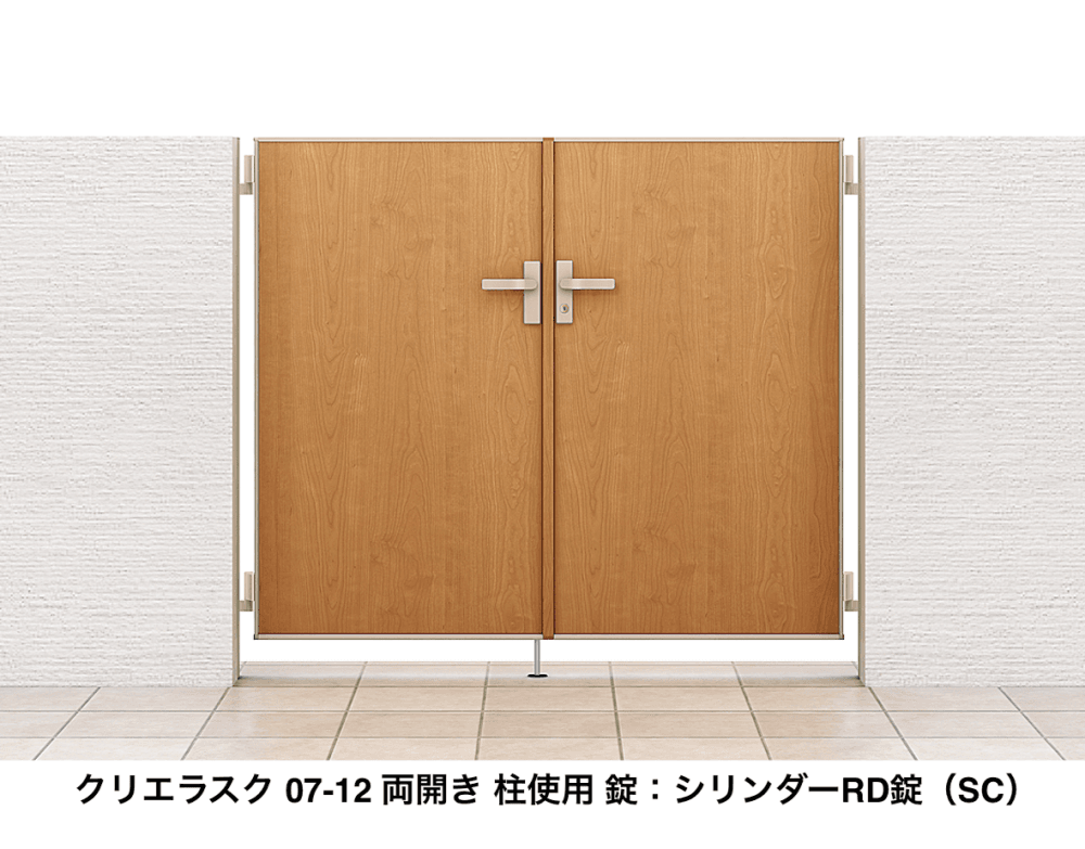 LIXILの「開き門扉AA FM1型(木調)」のサブ画像1
