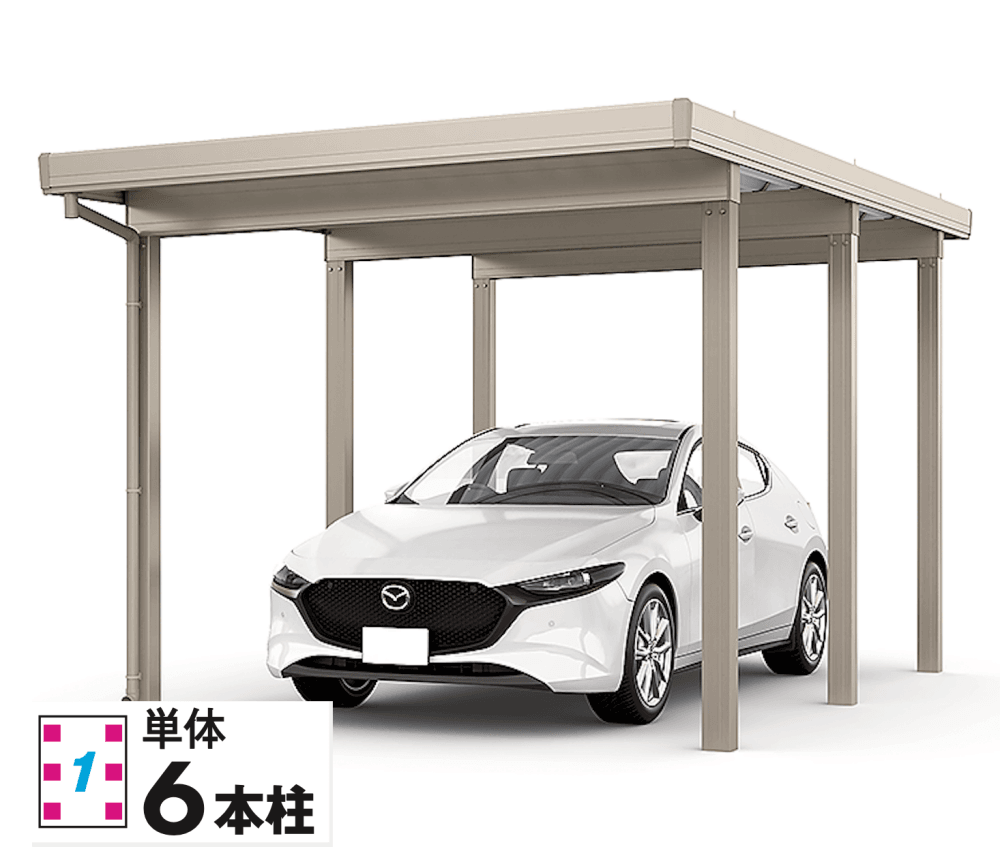 LIXILの「カーポートST 4500タイプ 1台用【2022年版】」のサブ画像5