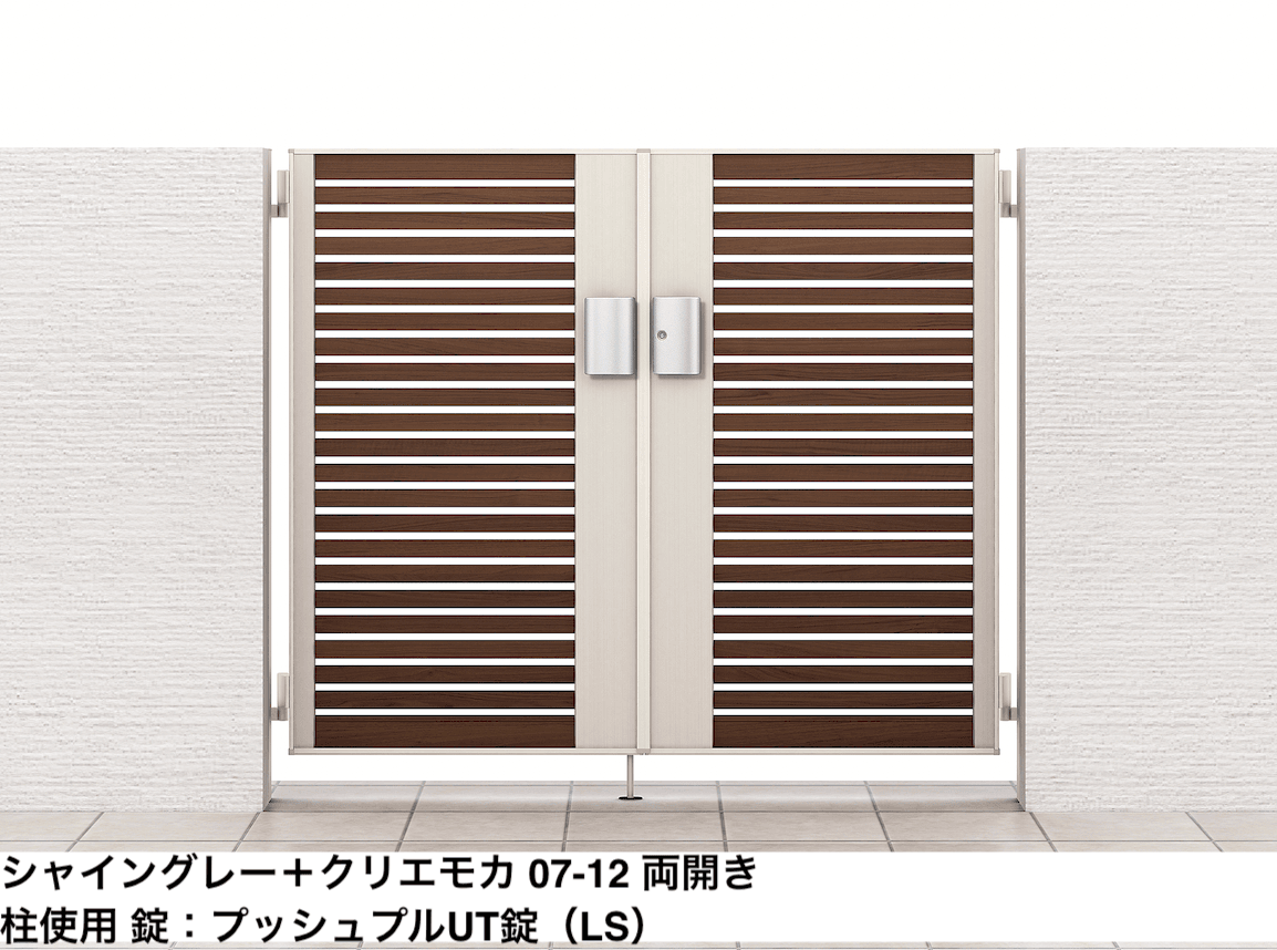 LIXILの「開き門扉AB ウッディYS1型【2023年版】」