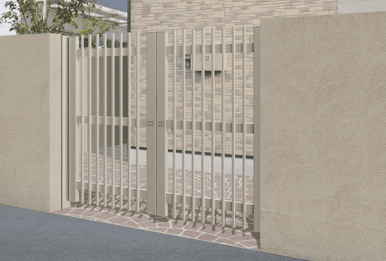 三協アルミの「フレラインN1型 格子タイプ かんぬき錠 【2022年版】」