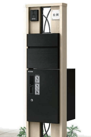 YKK APの「〔ピタットKey システム〕ルシアス 宅配ボックス1型取付用 ルシアス ポストユニット CA01型【2023年版】」