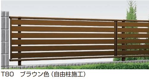 YKK APの「シンプレオ フェンスSY1F型 横スリット 【2022年版】」のサブ画像1