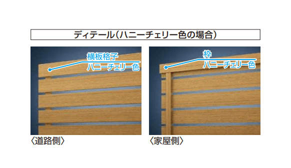 YKK APの「ルシアス フェンスH07型 リブモール 【2022年版】」のサブ画像3