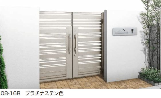 YKK APの「〔ピタットKey システム〕電気錠付 シャローネ 門扉シリーズ SA04型 【2022年版】」