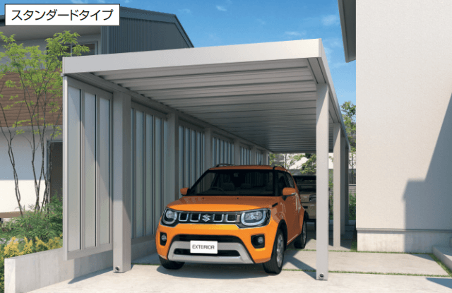 三協アルミの「ビームス S型(サイドパネル片側面付き:基本・奥行連結)【2023年版】」のサブ画像2