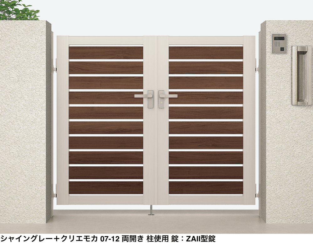LIXILの「開き門扉AB ウッディYS3型【2023年版】」のサブ画像1
