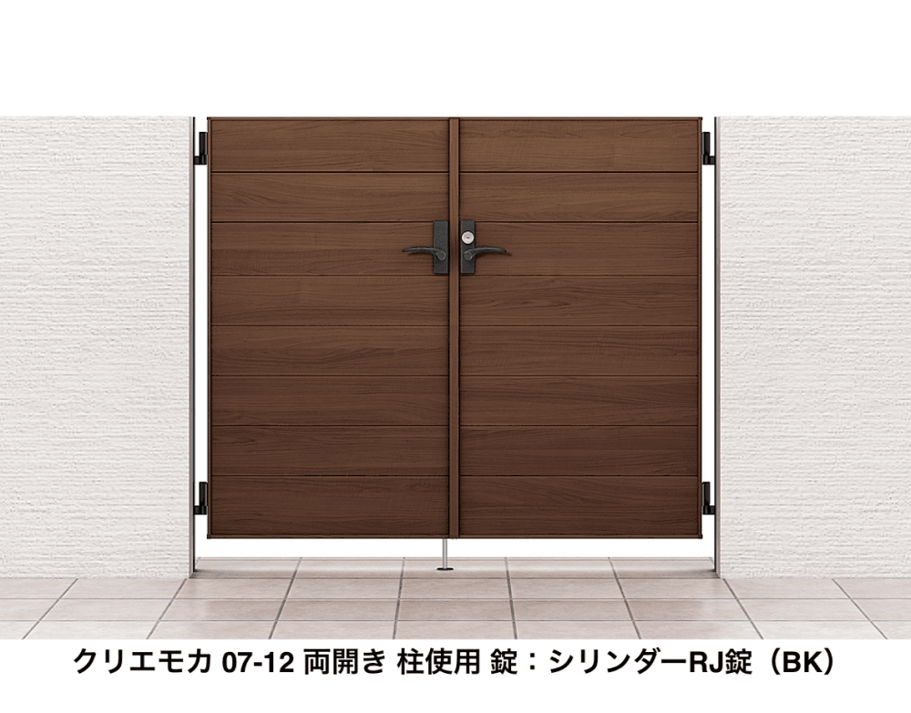 LIXILの「開き門扉AA YM1型(木調)」のサブ画像5