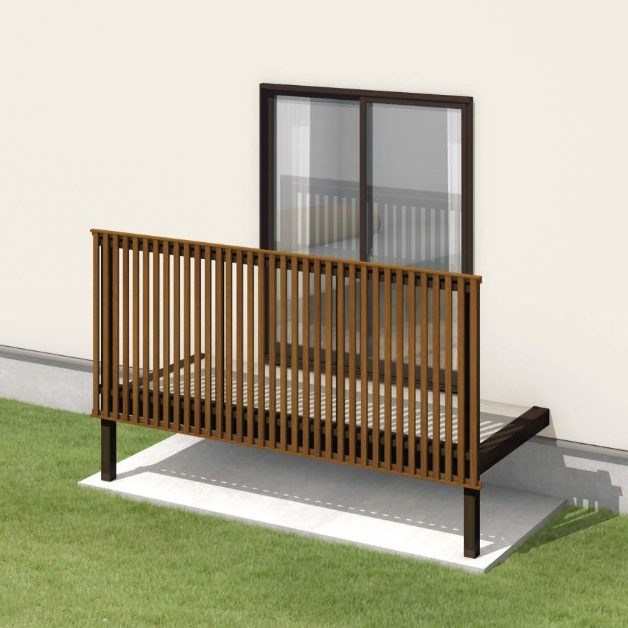 三協アルミの「オルネ(庭置き式 たてスリット〈サイドオープン〉)」