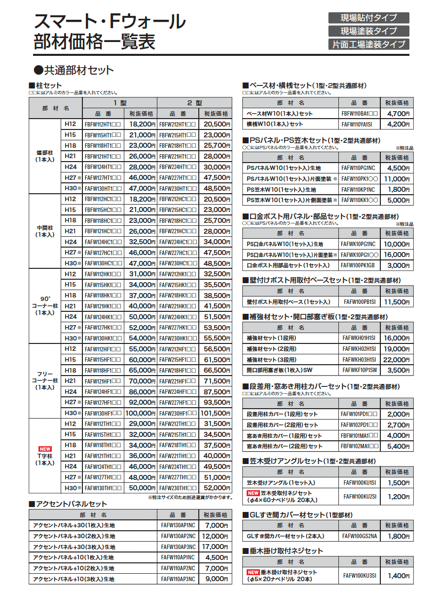 スマート・Fウォール 2型【2024年版】_価格_4