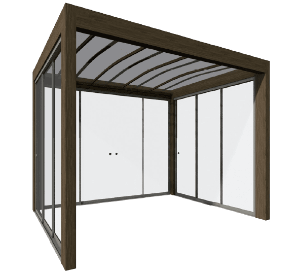 タカショーの「オールグラスポーチ®︎Ⅱ スライドシステム」のサブ画像1