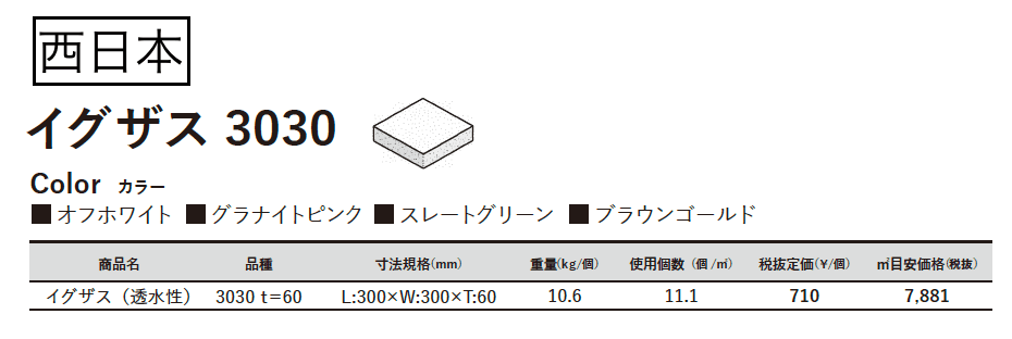 イグザス 3030_価格_2
