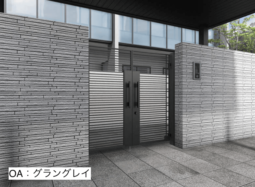 YKK APの「電気錠付共用門扉 シャローネ 門扉SA01型【2023年版】」のサブ画像2