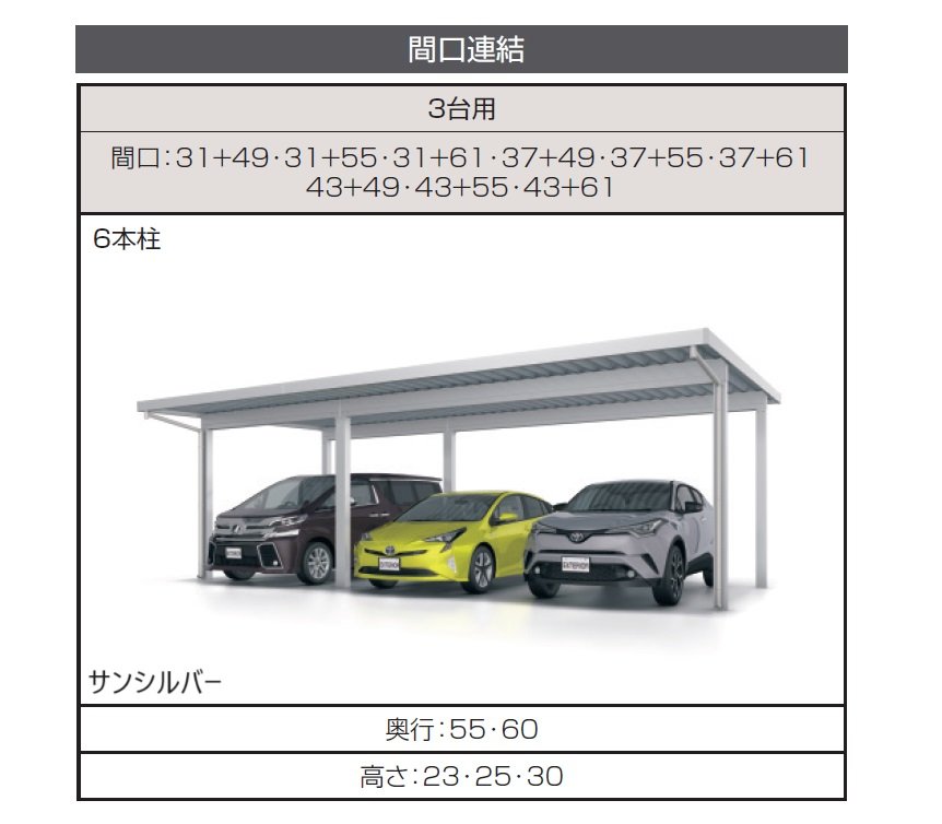 三協アルミの「G1-R/ジーワン アール(耐積雪量100cm仕様:基本・奥行延長・間口延長・奥行連結・間口連結)」のサブ画像15