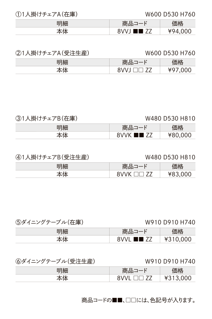 ガーデンファニチャー TYPE 010【2024年版】_価格_1