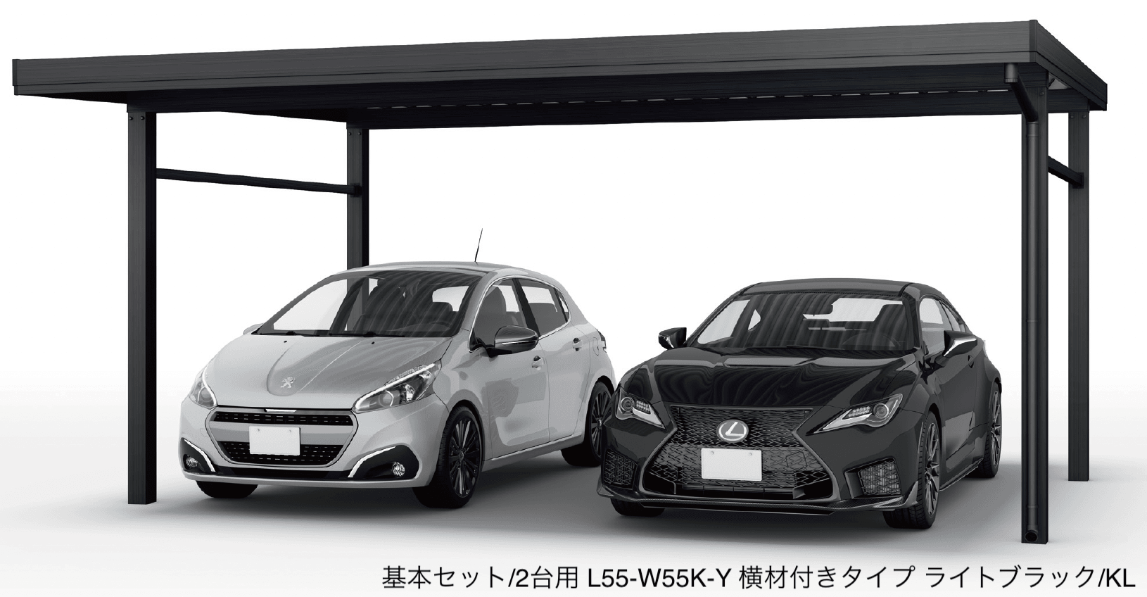 大仙の「ゆき盛くんⅢ・耐風くんⅢ light 積雪30cm仕様 基本セット/2台用」