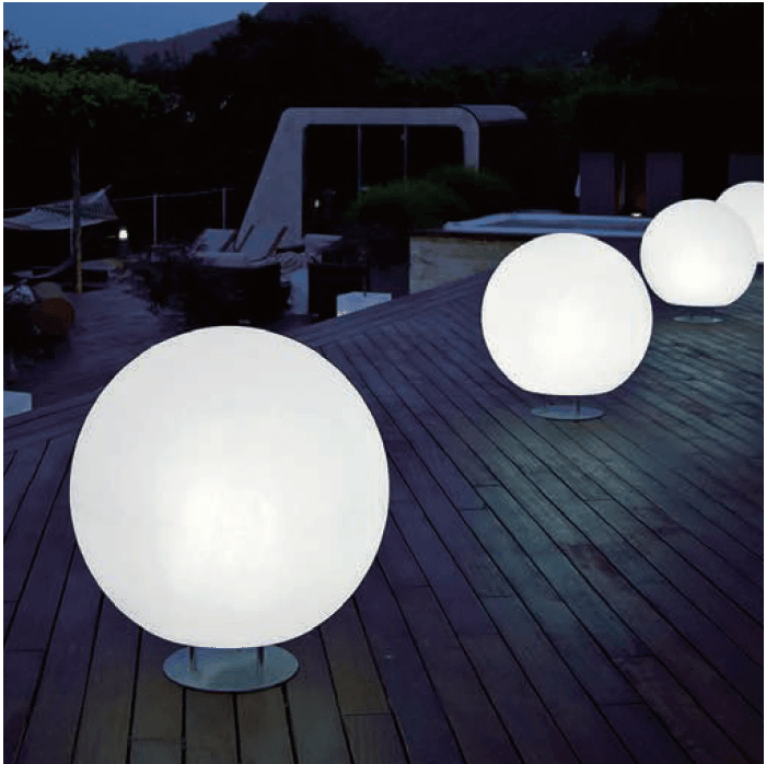 セキスイデザインワークスの「ガーデンライト オブジェライト スフェラ・ライト」のサブ画像1