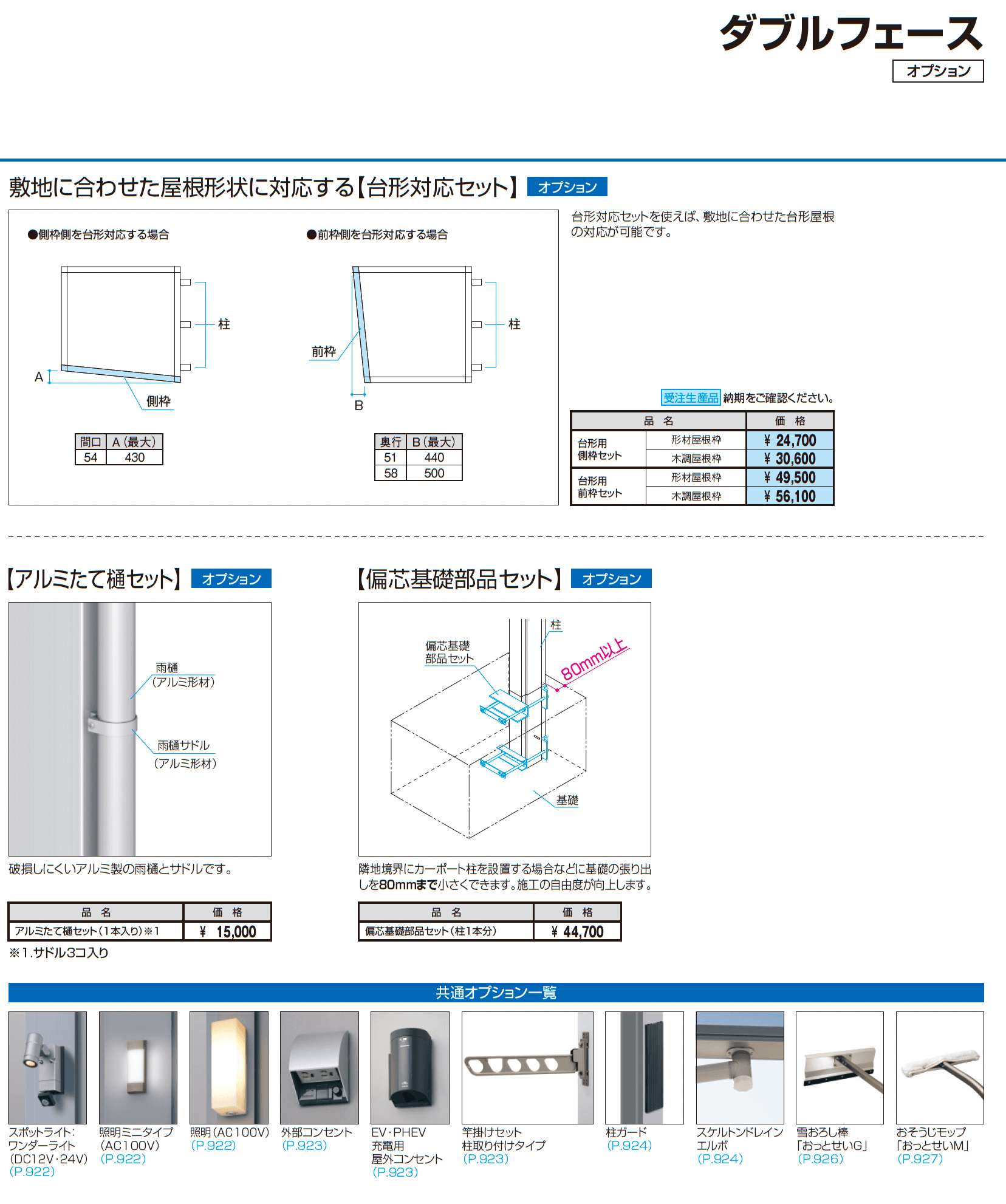 ダブルフェース(基本・連結)_価格_3