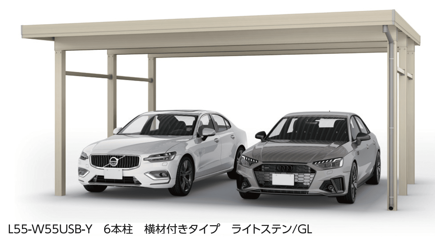 大仙の「SSポートGⅢ 積雪100cm 基本セット/2台用 DXタイプ」