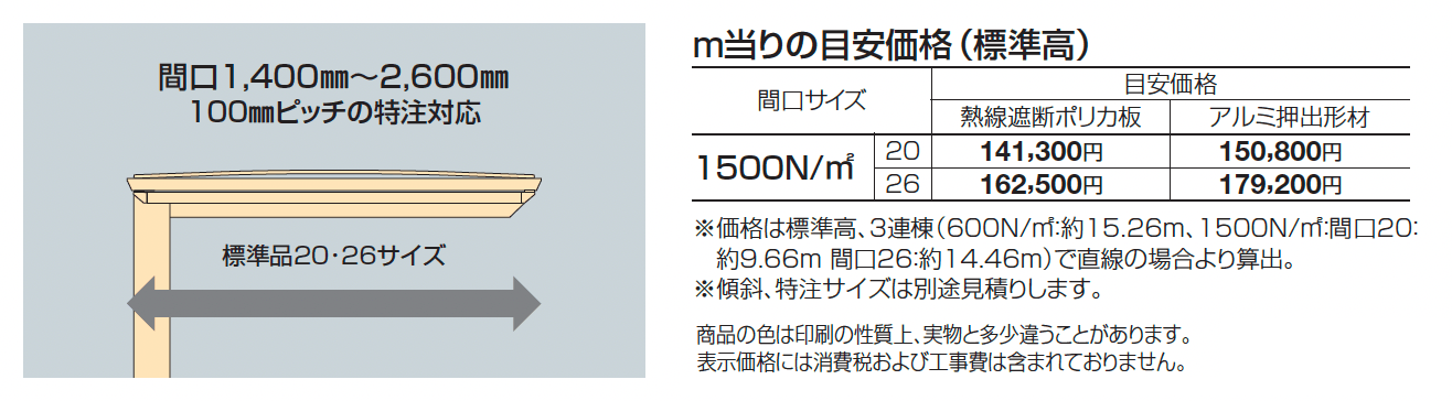 メリールーフLタイプ 1500N/㎡_価格_1