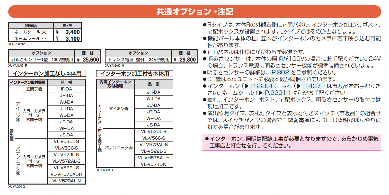 ルシアス ウォール NH03型_価格_2
