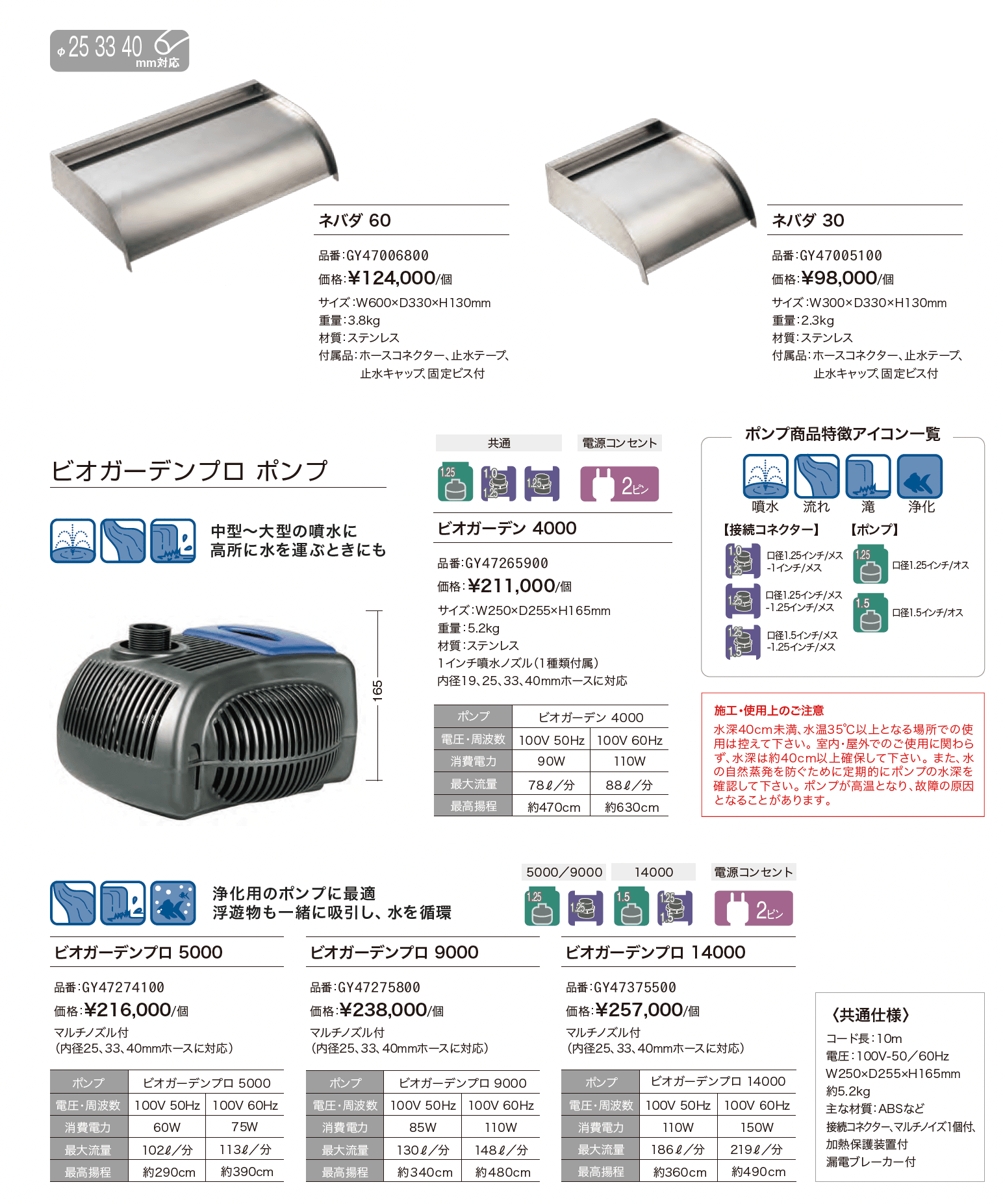 ネバダ/ビオガーデンプロ ポンプ【2024年版】_価格_1