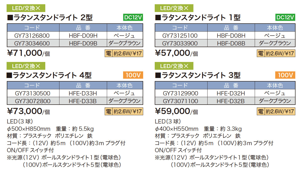 ラタンライト 【2022年版】_価格_1