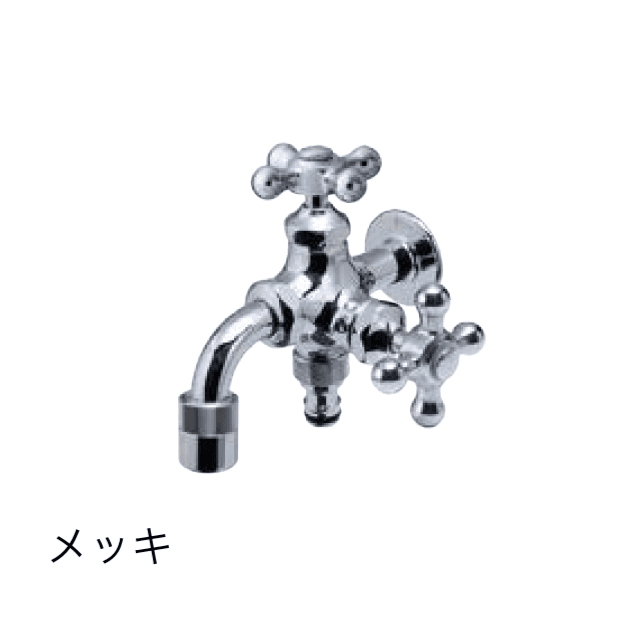 エクシスランドの「ガーデニング水栓 2口万能胴長水栓」のサブ画像5