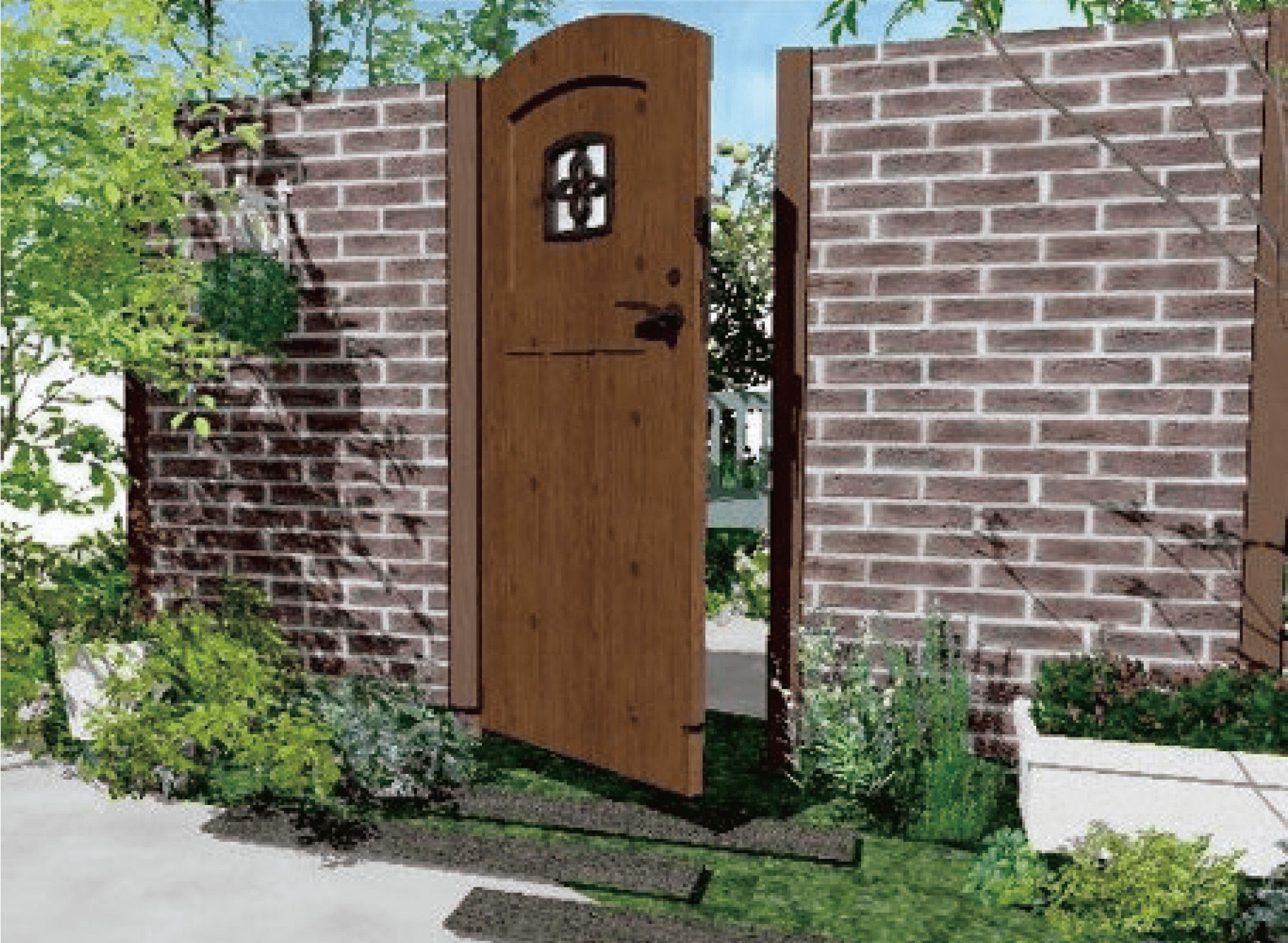 ディーズガーデンの「ドア ウッド A」