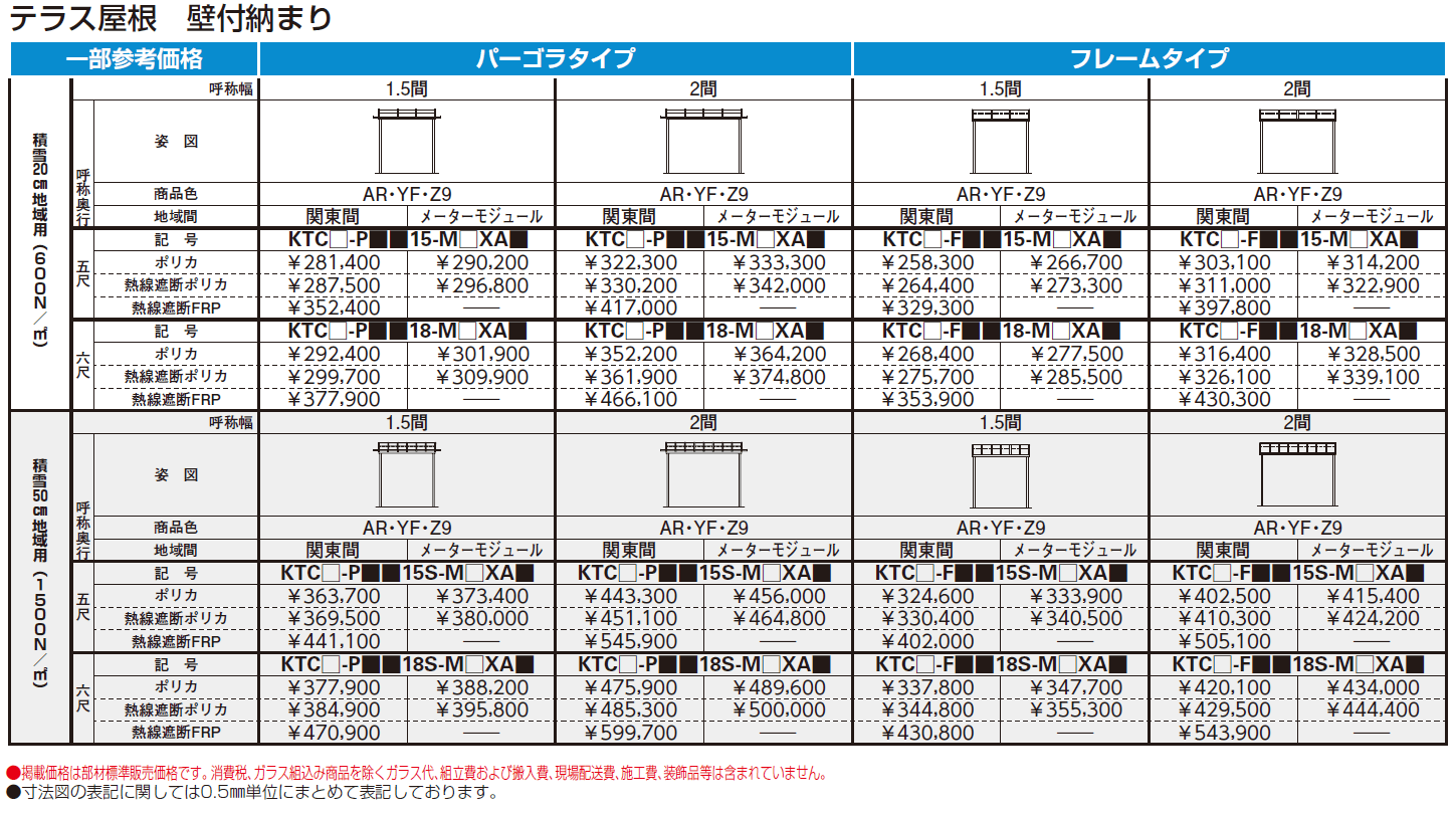 木調テラス屋根・木調バルコニー屋根 サザンテラス【2024年版】_価格_1