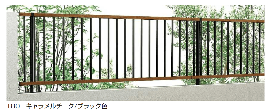 YKK APの「ルシアス フェンスTB3H型 たて格子 【2024.6月発売】【2024年版】」