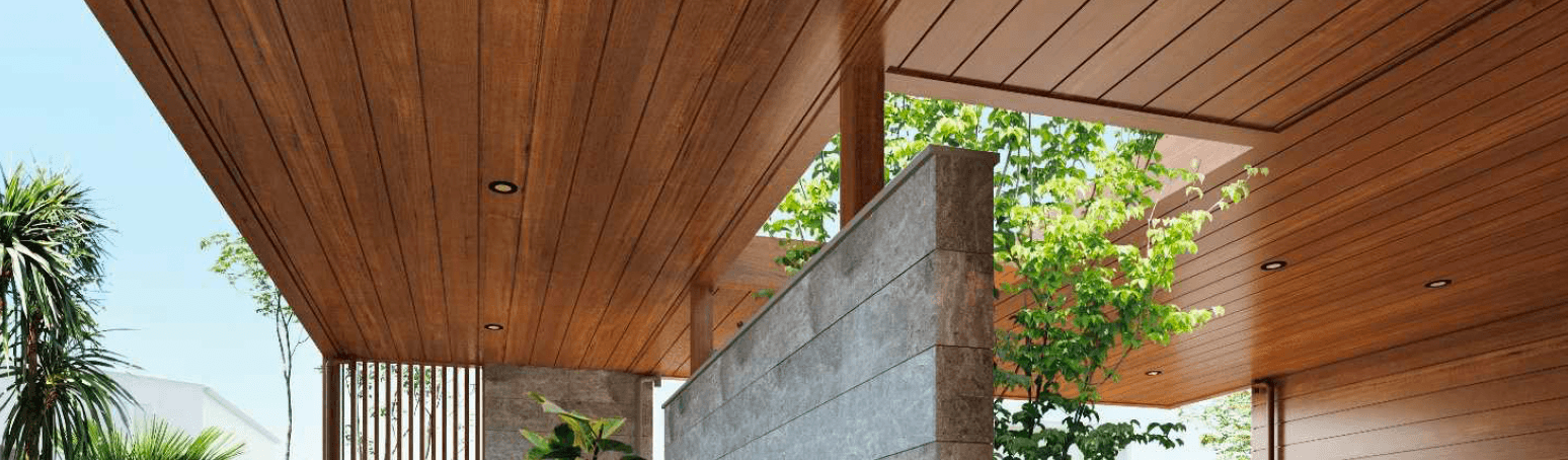 YKK APの「リレーリア ルーフセット・軒天セット」