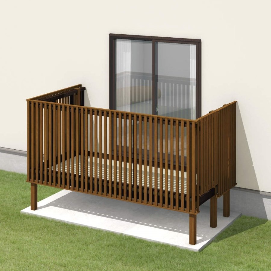 三協アルミの「オルネ(庭置き式 たてスリット〈フルクローズ独立納まり〉)」