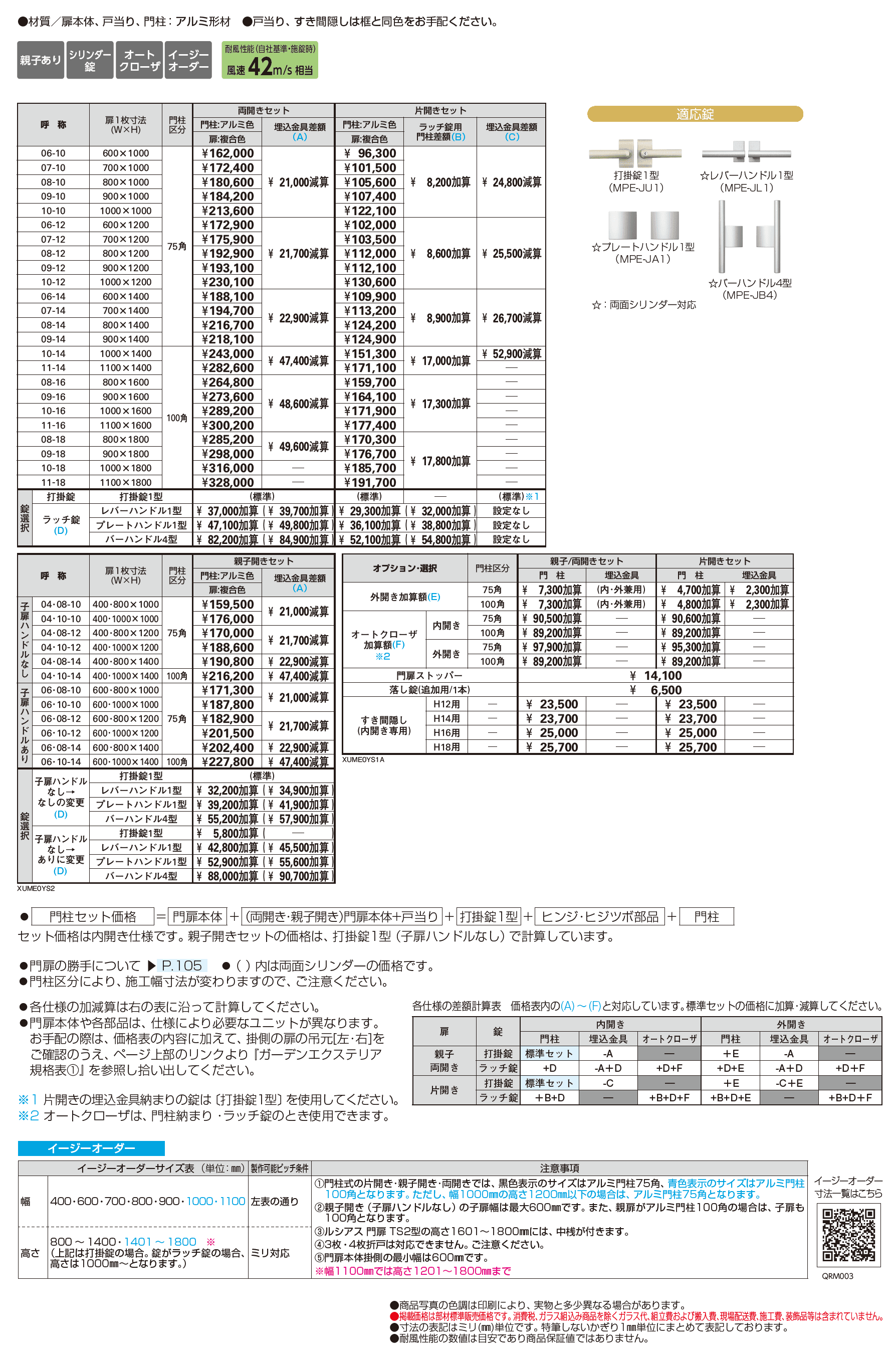 ルシアス 門扉 TS2型_価格_1