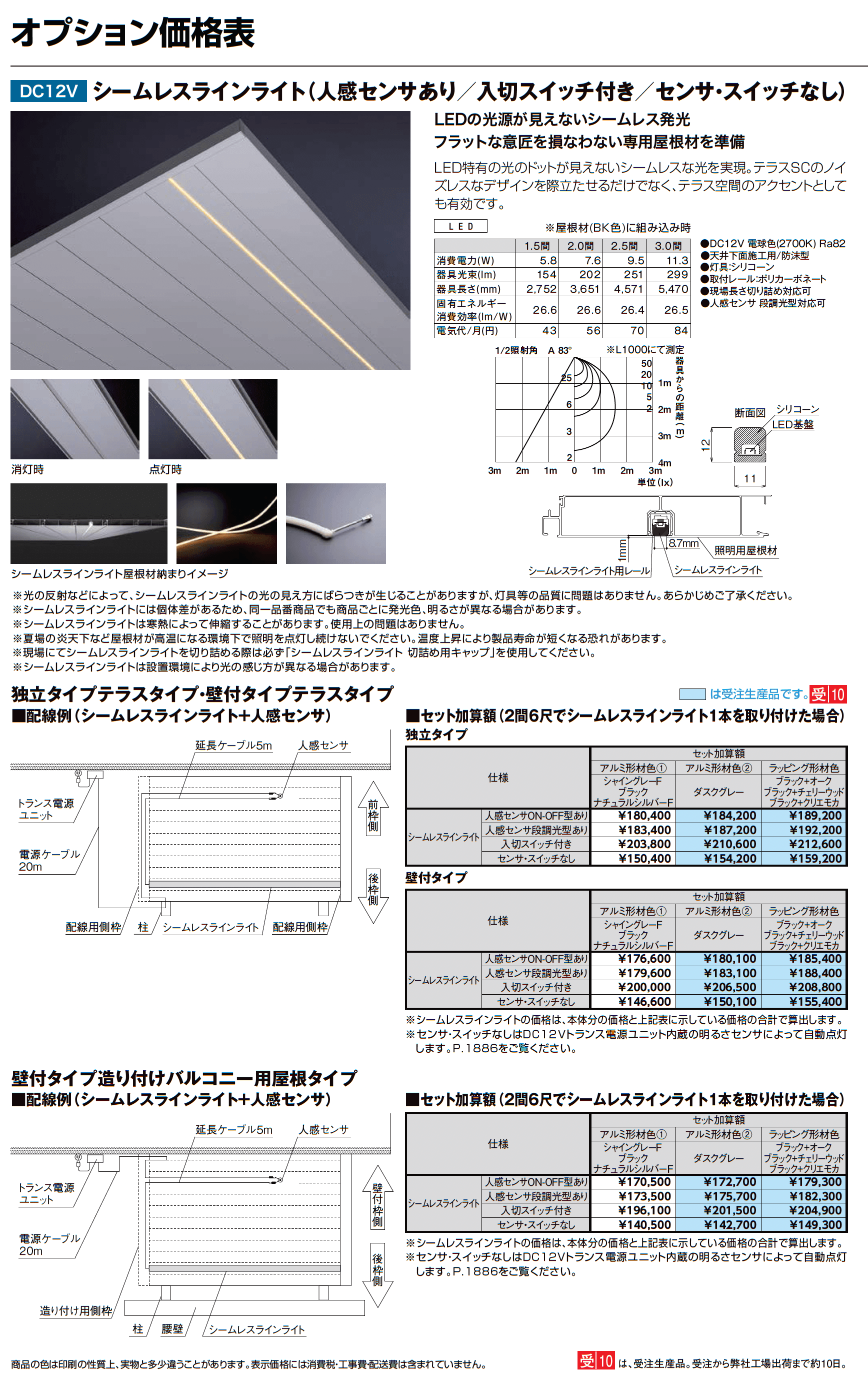 テラスSC 壁付タイプ_価格_7