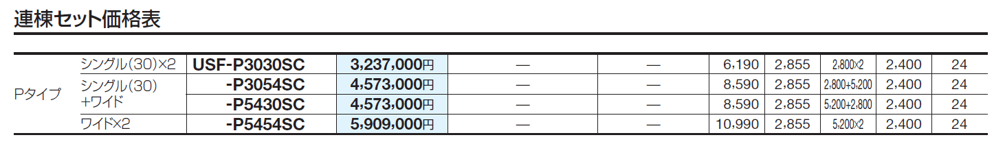 USファサードユニットシャッター Pタイプ(USファサード仕様)【2024年版】_価格_2