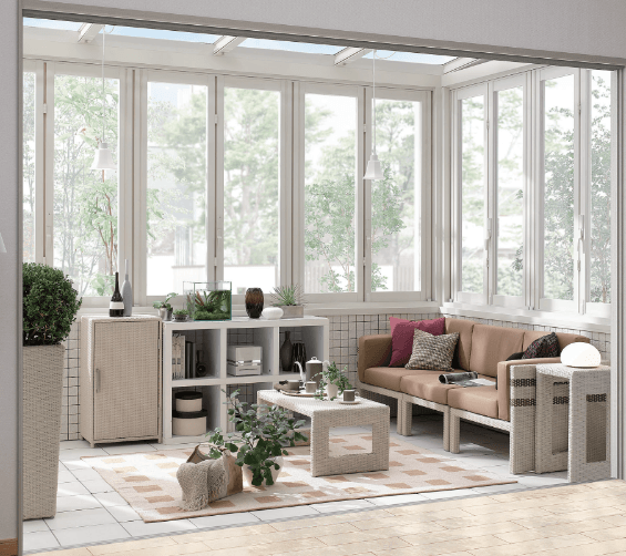 LIXILの「暖蘭物語 〈腰壁タイプ〉スタイルB(フルガラス仕様)」のサブ画像1