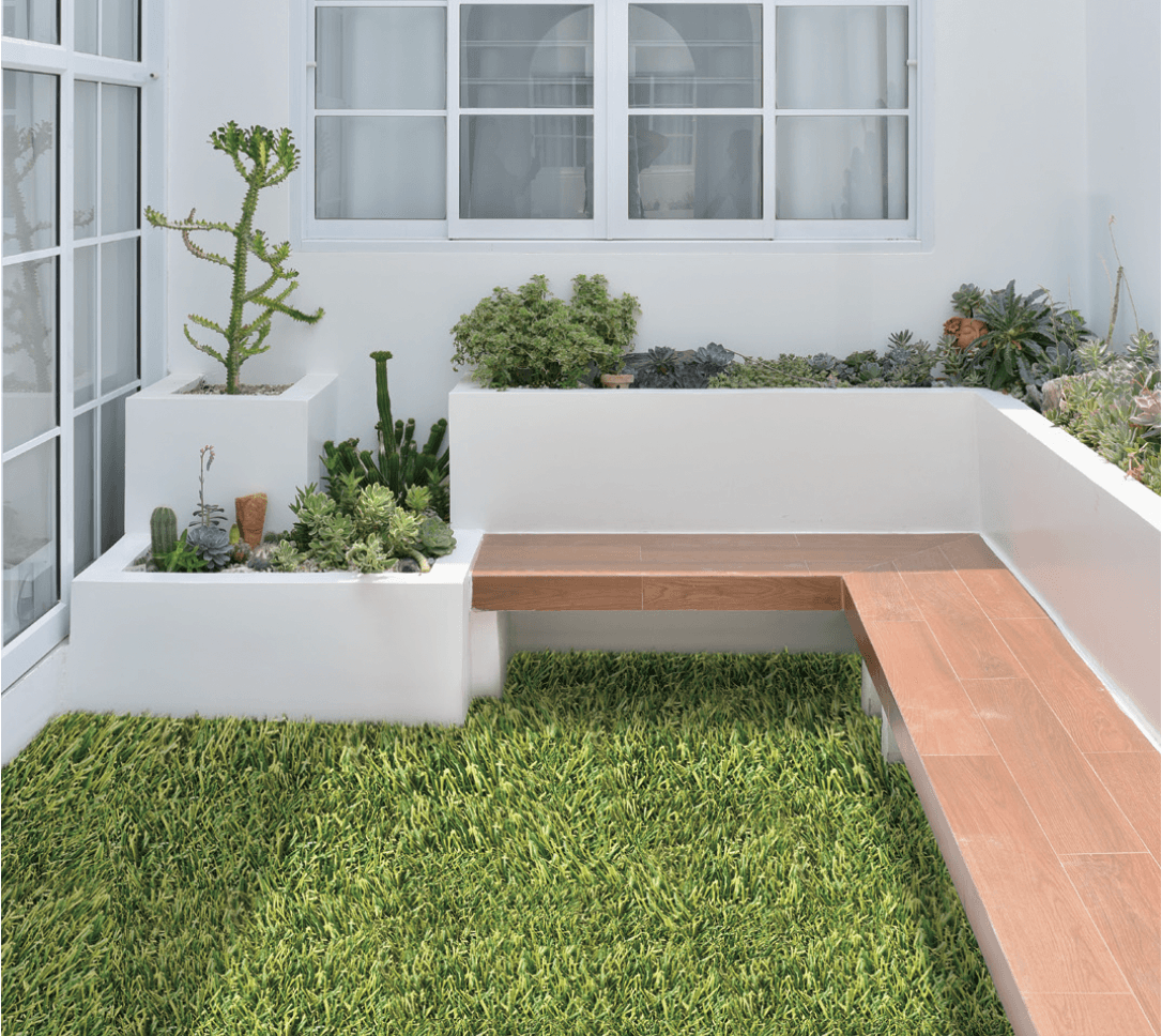 ギャザーの「人工芝 クローバーターフ 強耐熱タイプ(THE NYLON)」