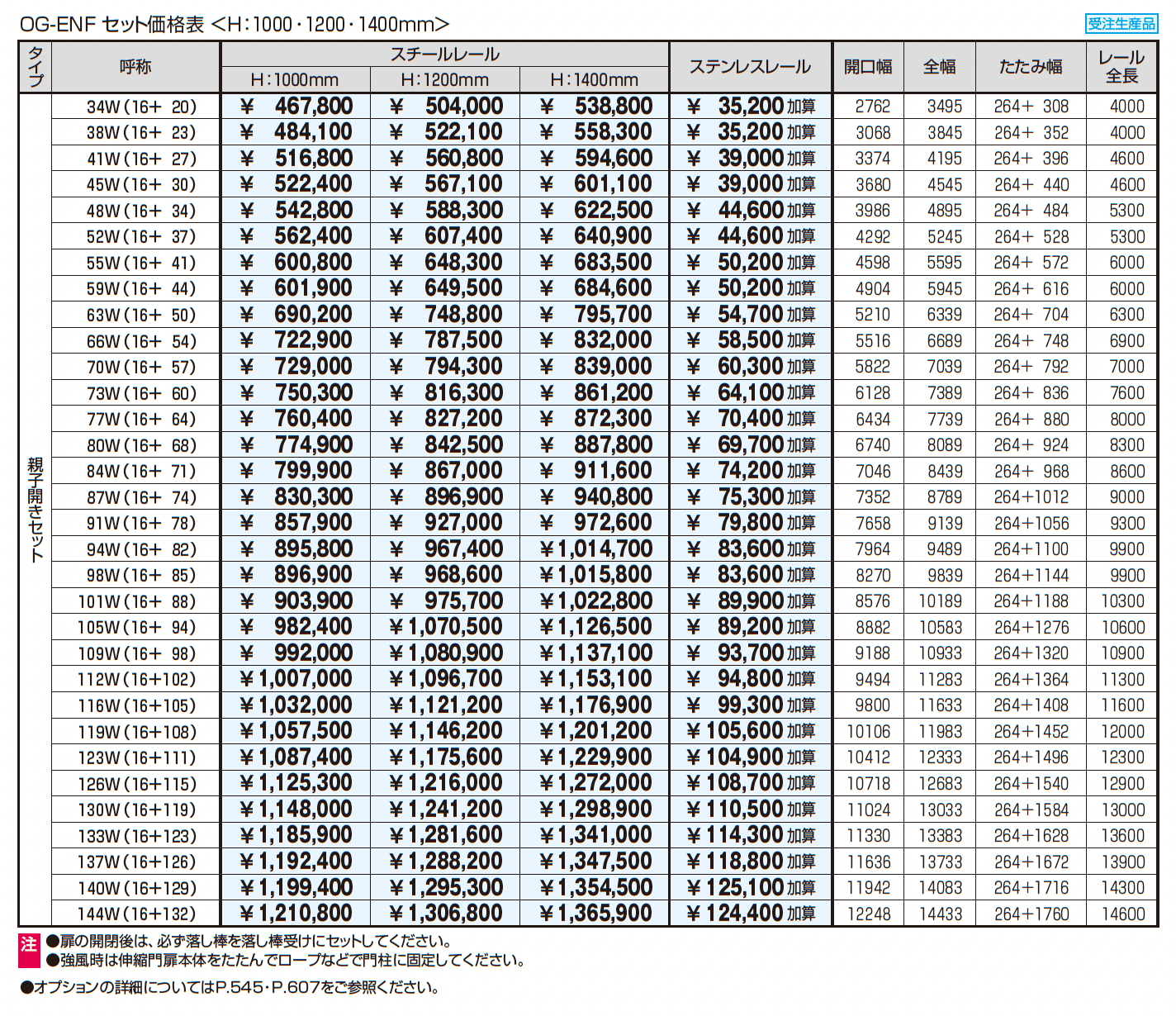 アルテンダEN型 フラットレールタイプ_価格_3