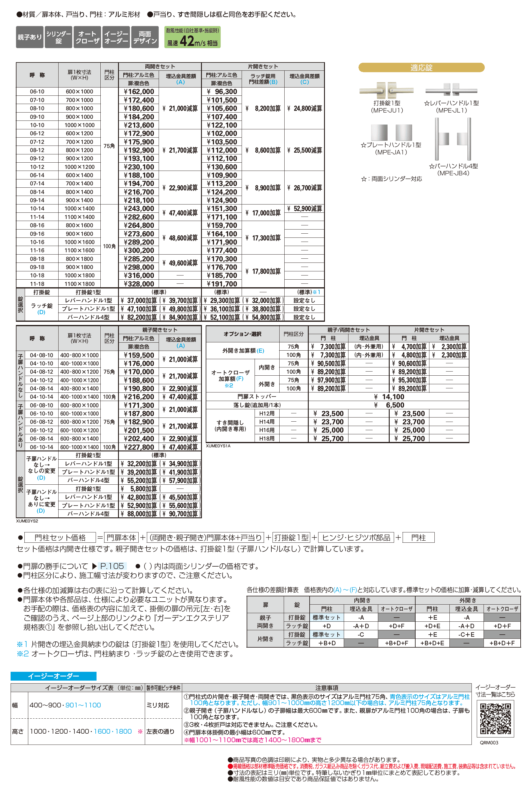 ルシアス 門扉 YS2型_価格_1